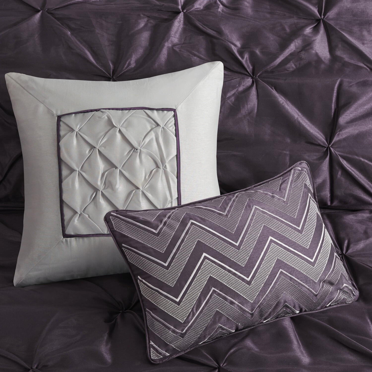 

Комплект постельного белья Home Essence Piedmont Queen, сливовый