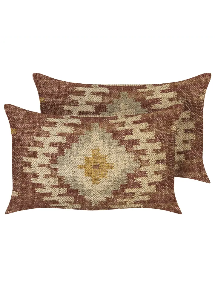 

Декоративная подушка Beliani 2er Set Deko BEEL, цвет bunt/rot/beige