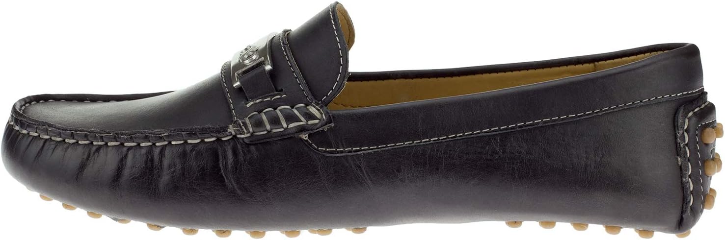 Мужские кожаные мокасины DTI BB Signature Drenot Slip-On для вождения Dti Darya Trading, черный — фото 2
