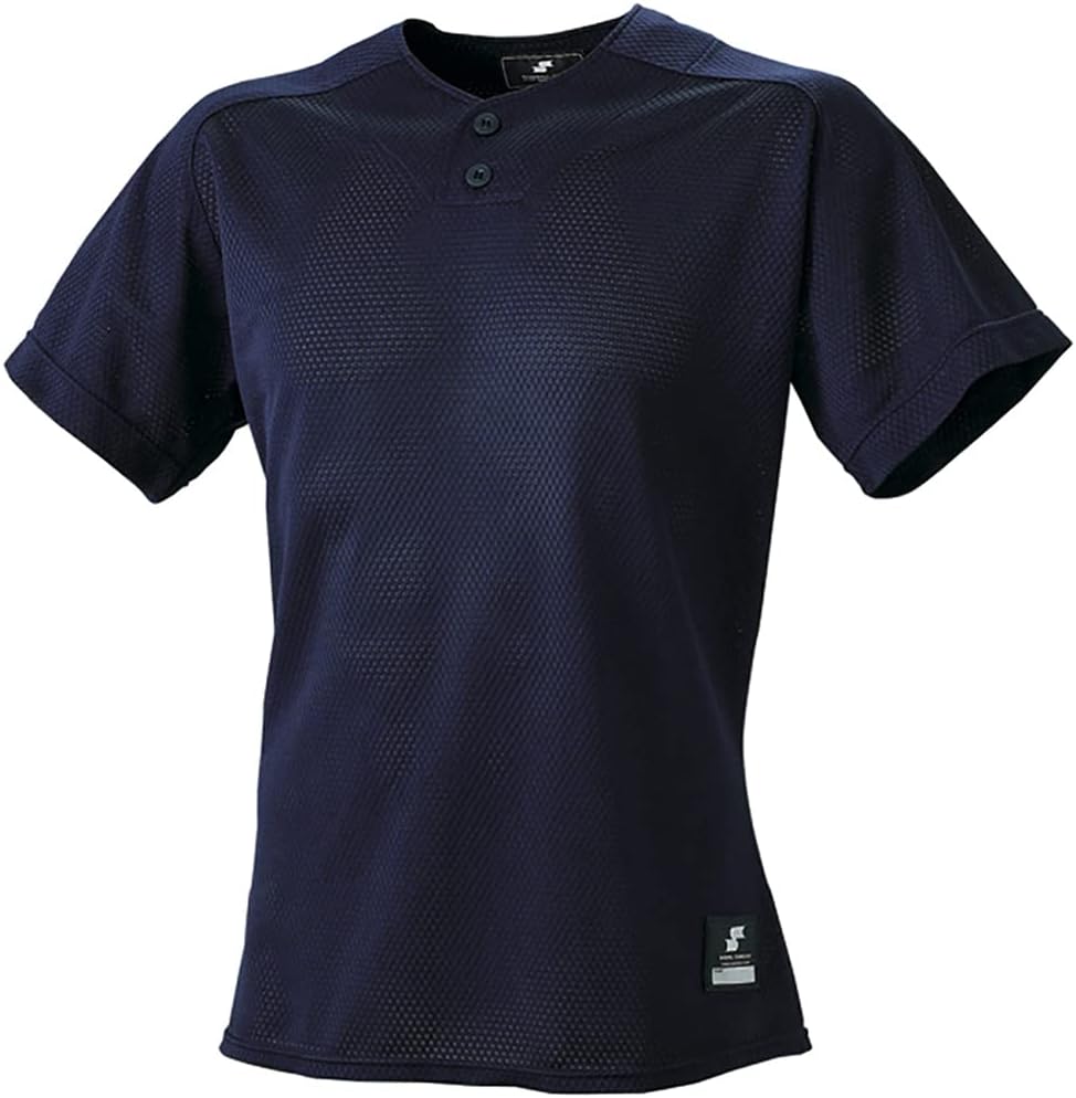 

Футболка SSK BW1660 с двумя пуговицами для предматчевой подготовки (однотонная), темно-синий