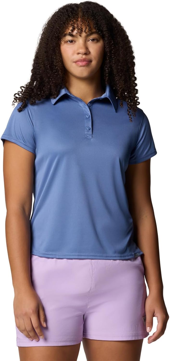 

Columbia Womens Tidal Tee короткий рукав поло, Bluebell
