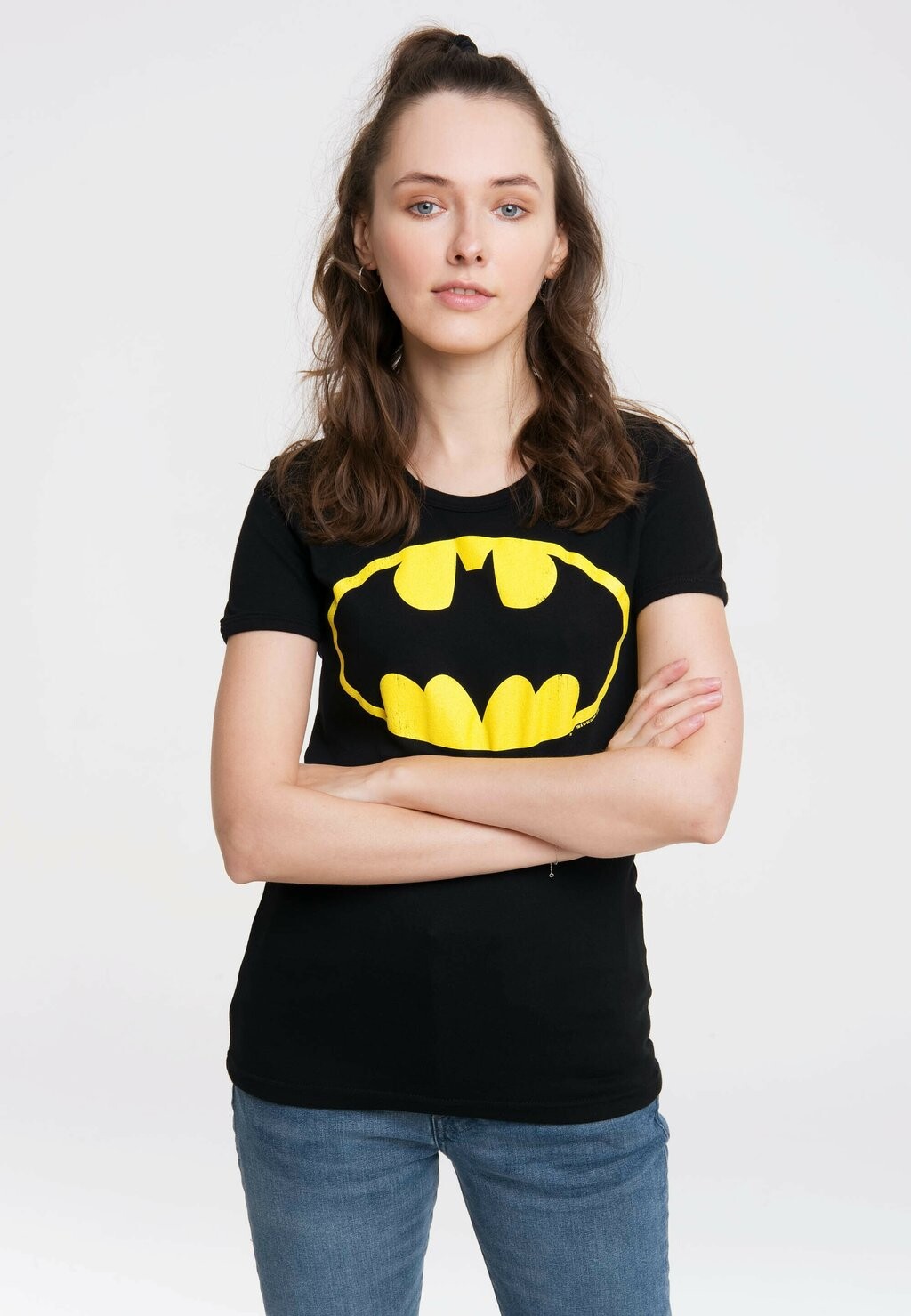 

Футболка с принтом BATMAN LOGOSHIRT, черный