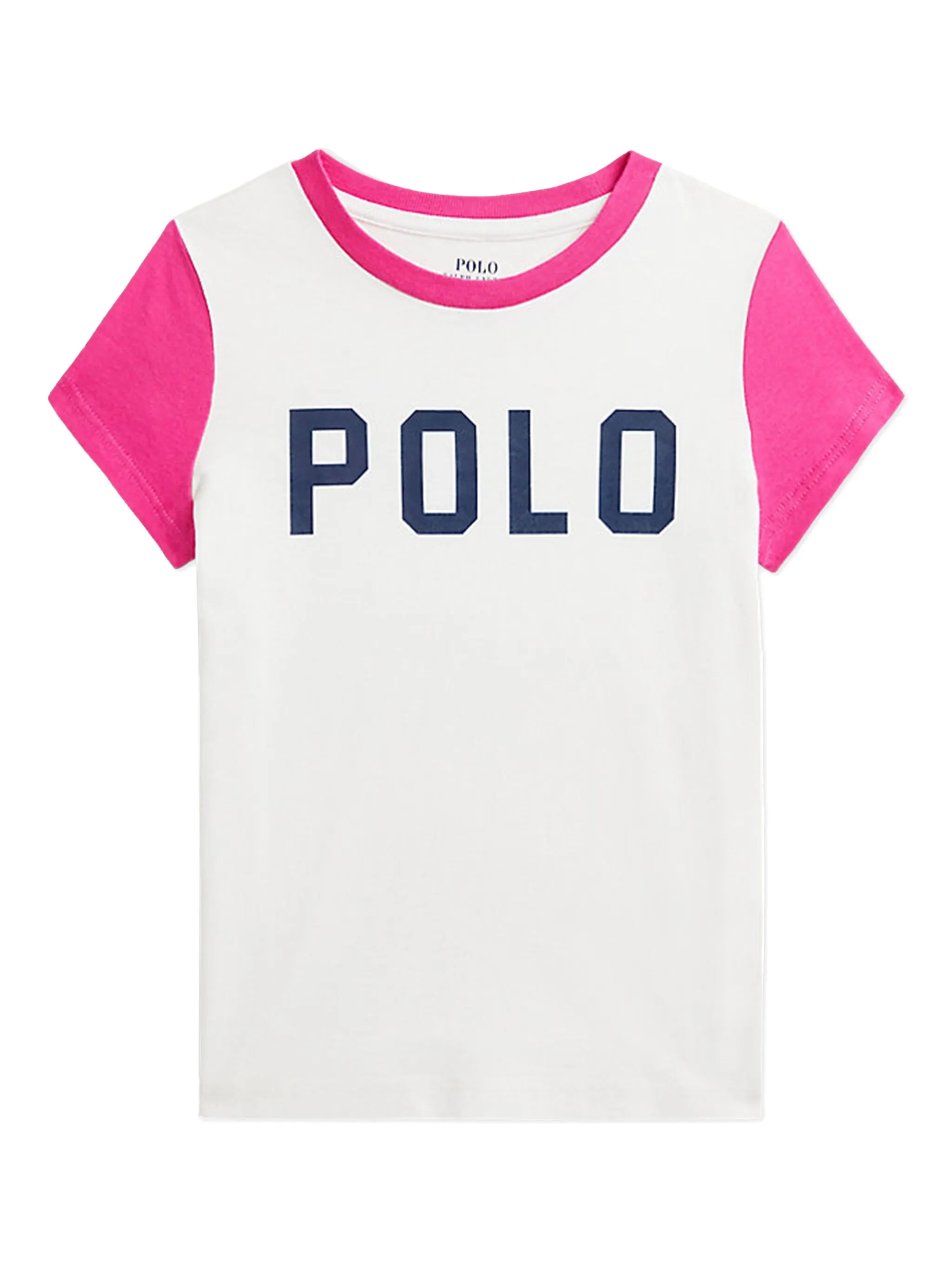 

Футболка с логотипом Polo Ralph Lauren Kids, белый