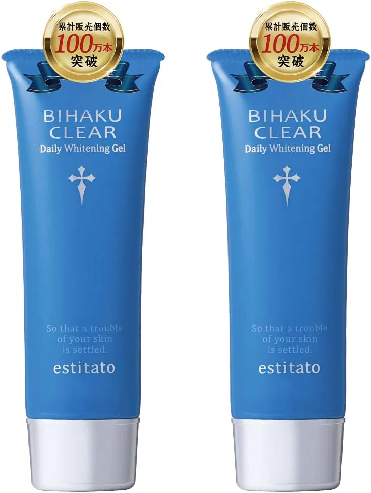 Тоник Anshin Health Life — Отбеливающий Bihaku Clear All-In-One Gel, 2 тюбика, 37 г