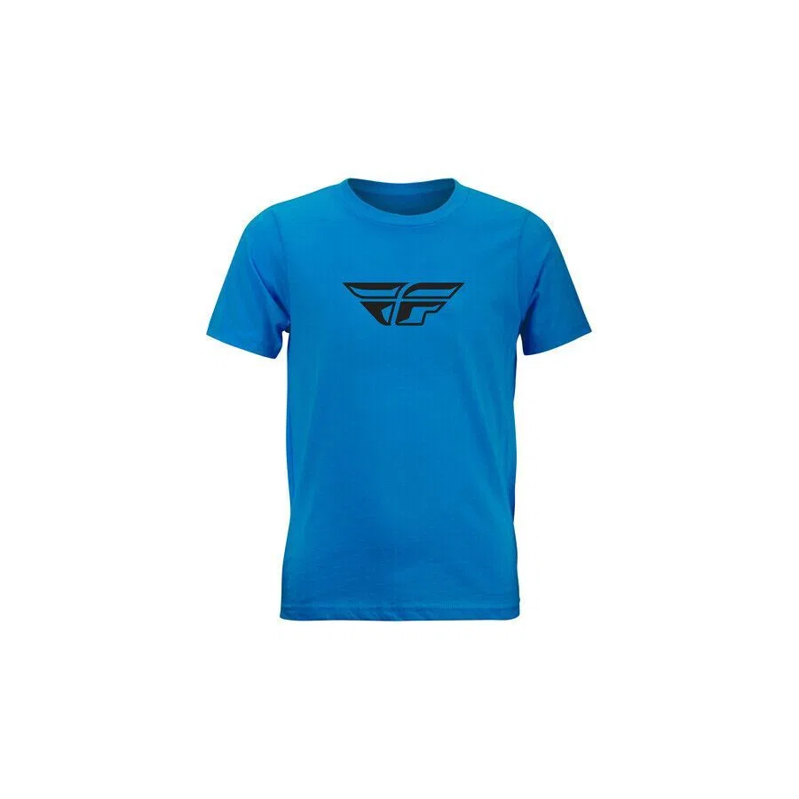 Детская футболка с крыльями Fly Racing, Turquoise
