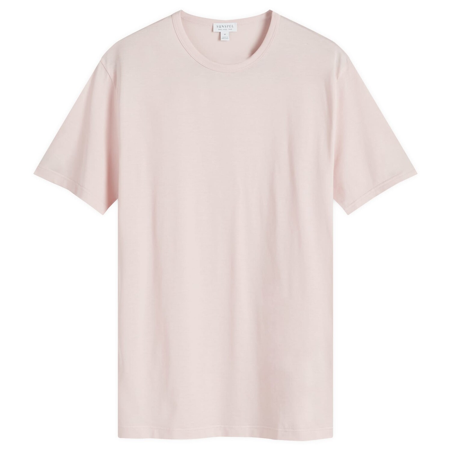 

Футболка Sunspel Classic Crew Neck T-Shirt, цвет Pale Pink