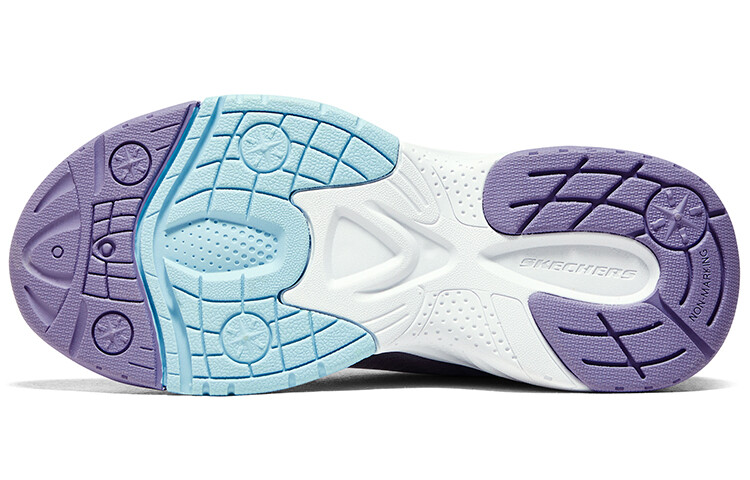 Кроссовки детские GS Low-top Purple для девочек Skechers, фиолетовый — фото 2