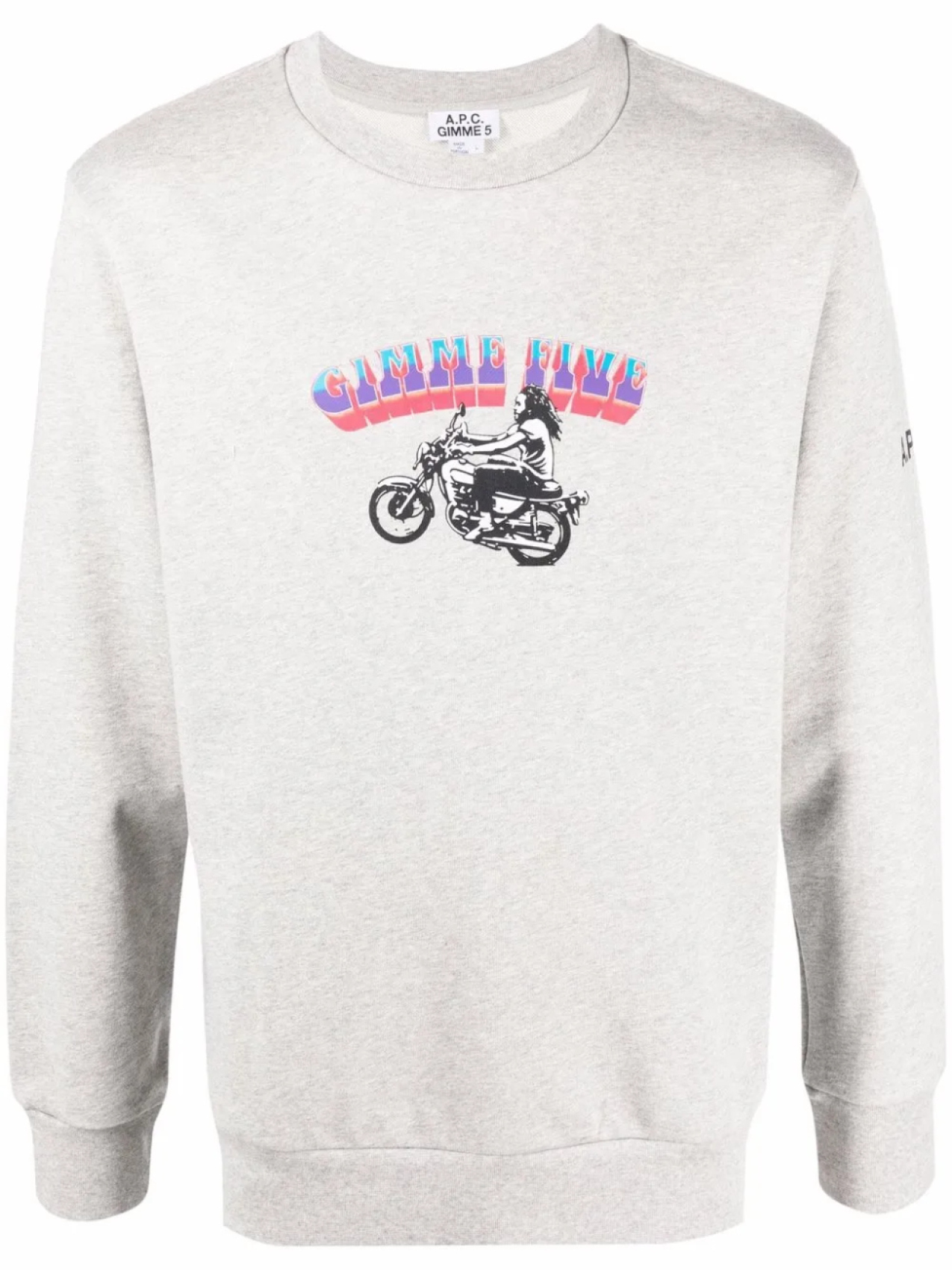 

A.P.C. толстовка Gimme Five, серый