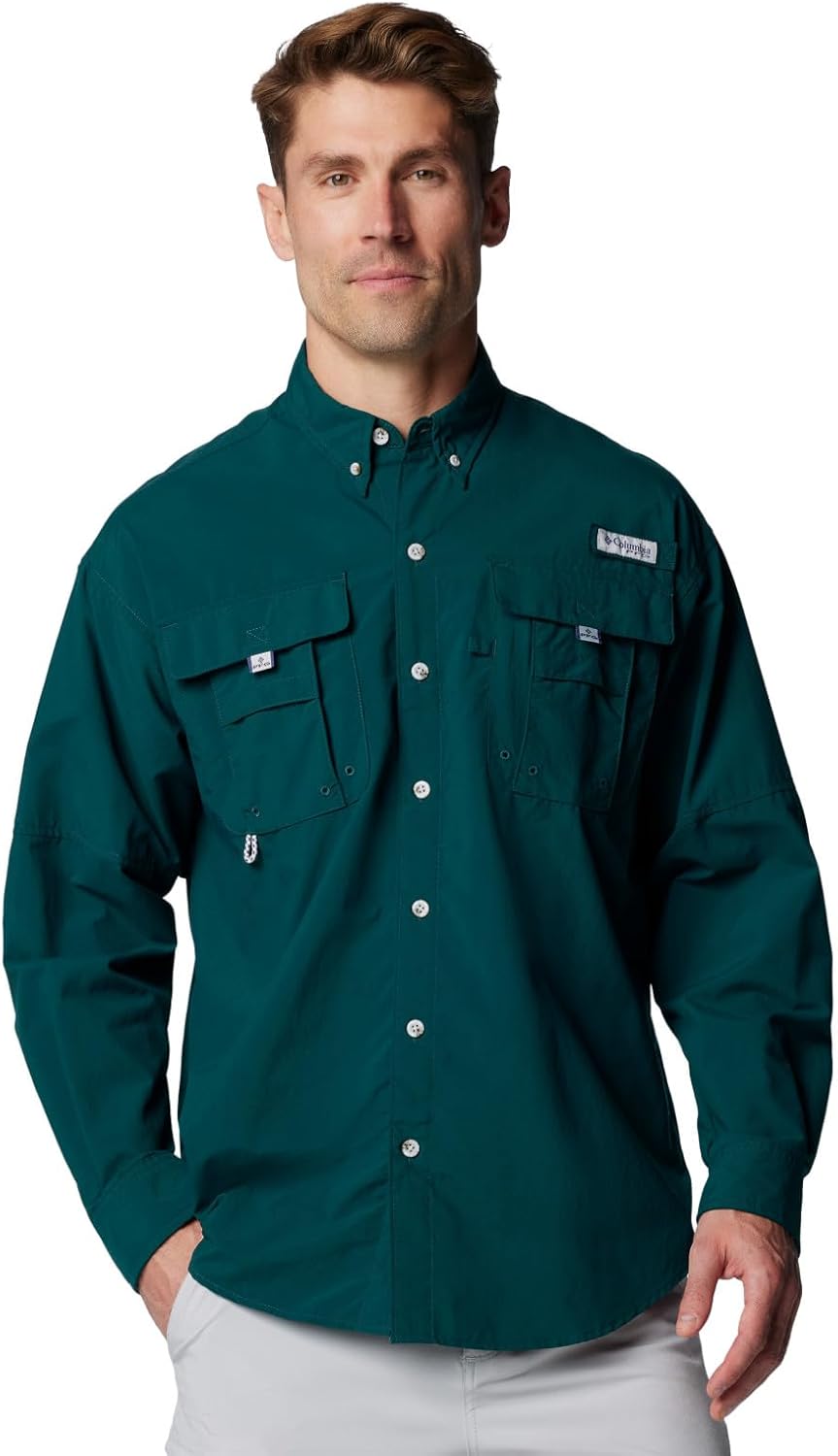 

Мужская рубашка Columbia PFG Bahama II с длинным рукавом, Midnight Teal