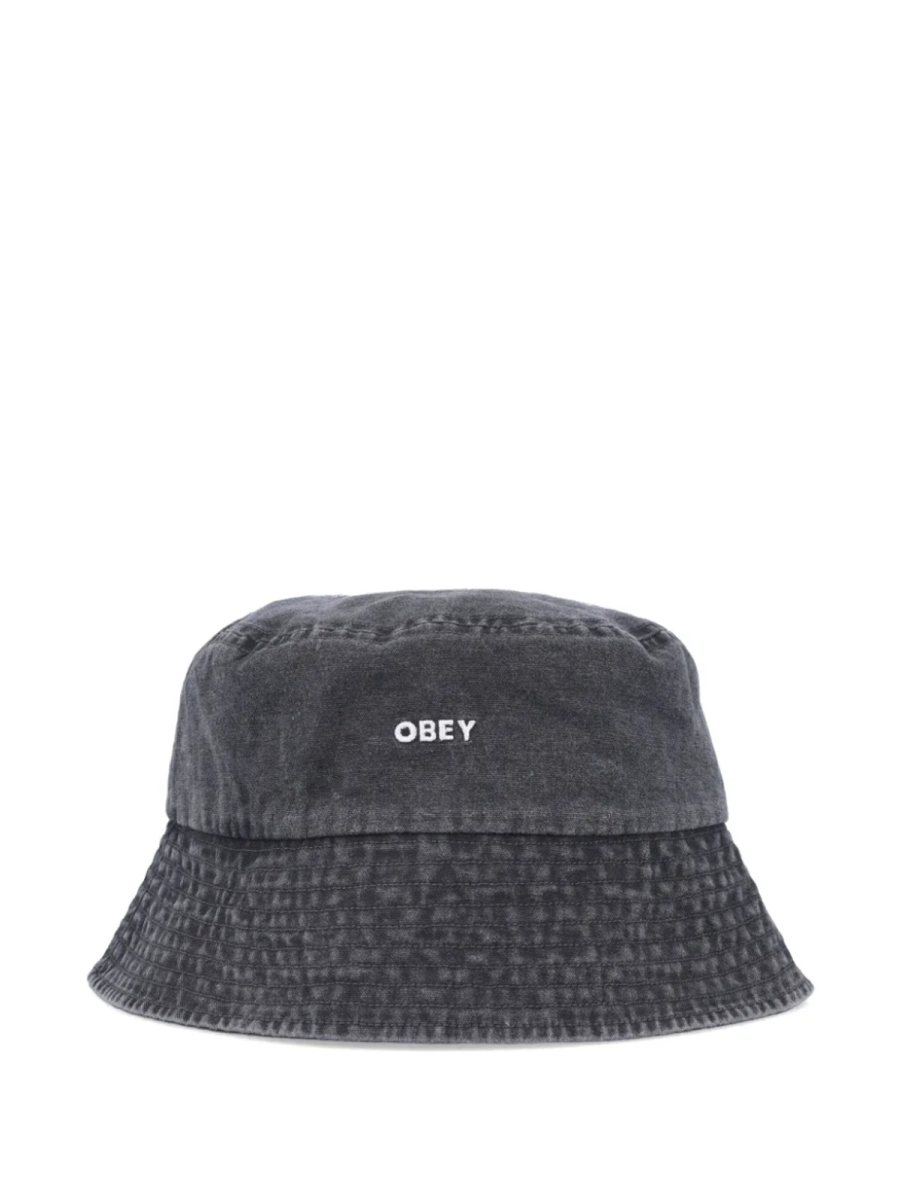 

Панама с вышитым логотипом Obey, черный
