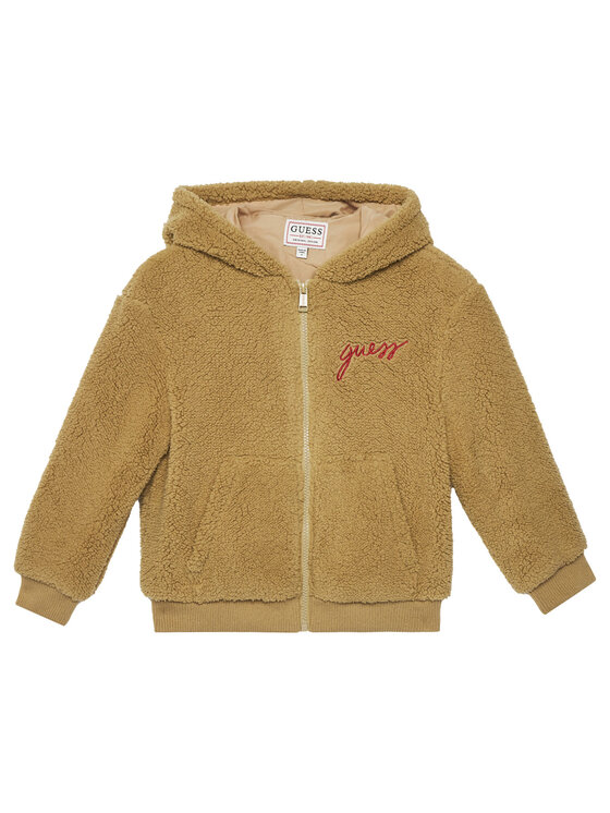 

Пальто с мехом regular fit H5YJ02 W0330 Guess, бежевый