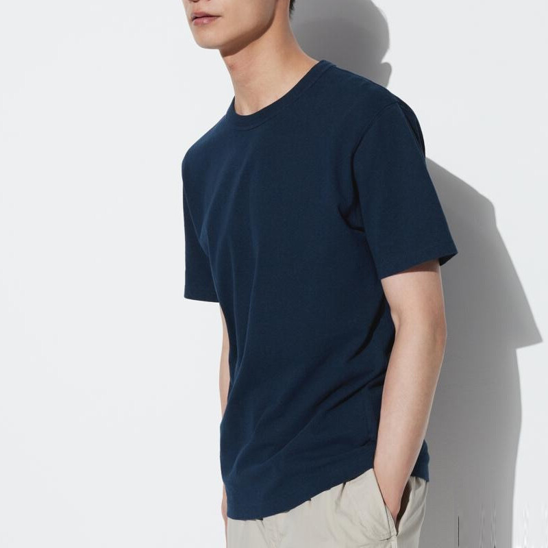 

Футболка U Collection мужская темно-синяя Uniqlo, темно-синий
