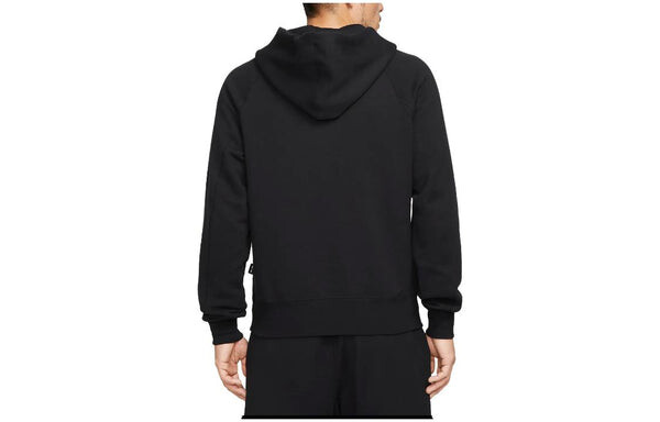Толстовка Nike Sportswear Air French Terry Pullover Hoodie 'Black', черный — фото 3