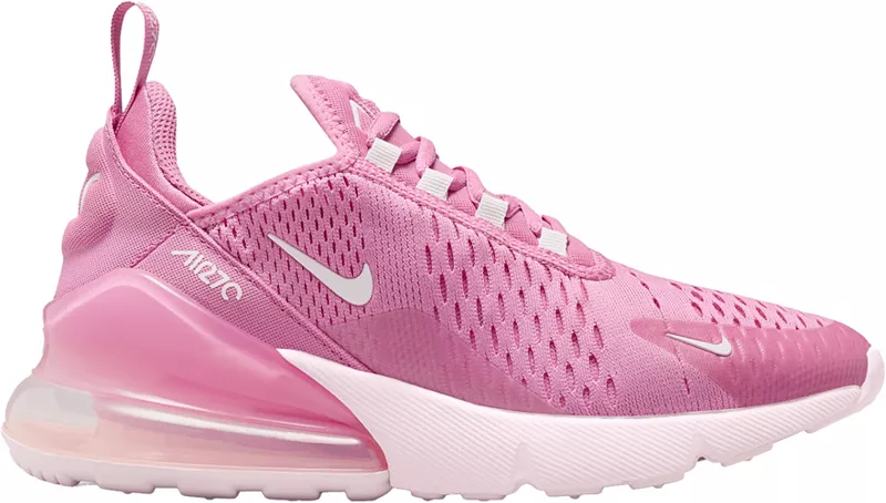 

Детские кроссовки Nike Air Max 270 для начальной школы, цвет Flamingo Pink