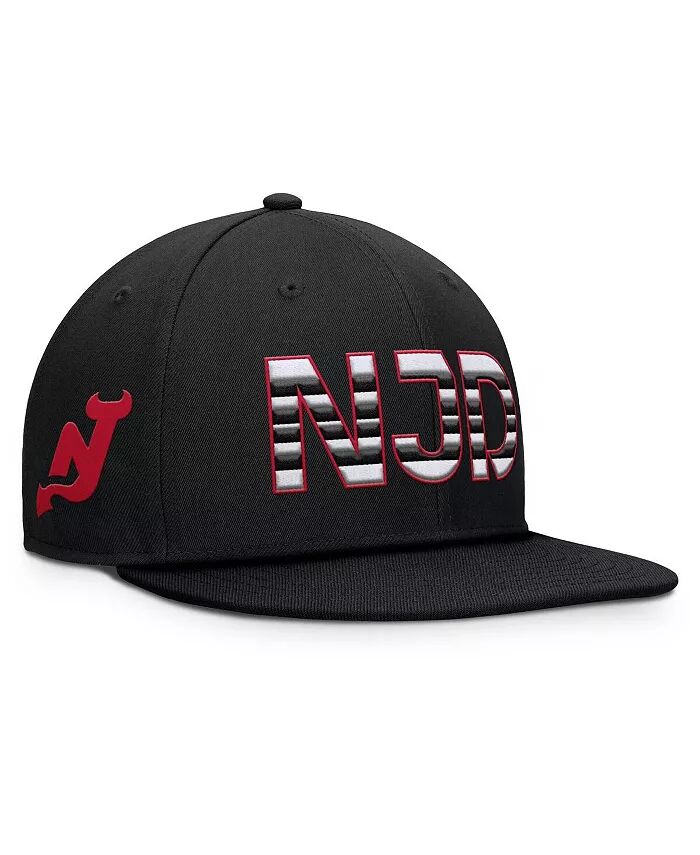

Мужская черная бейсболка New Jersey Devils Authentic Pro Alternate Jersey Snapback Fanatics
