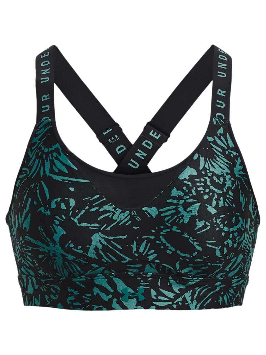 

Спортивный бюстгальтер Under Armour Infinity High Printed, черный
