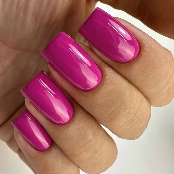 Гибридный лак для ногтей фуксия фетиш 376, 8 мл Pnb, цвет 376 fuchsia fetish — фото 2