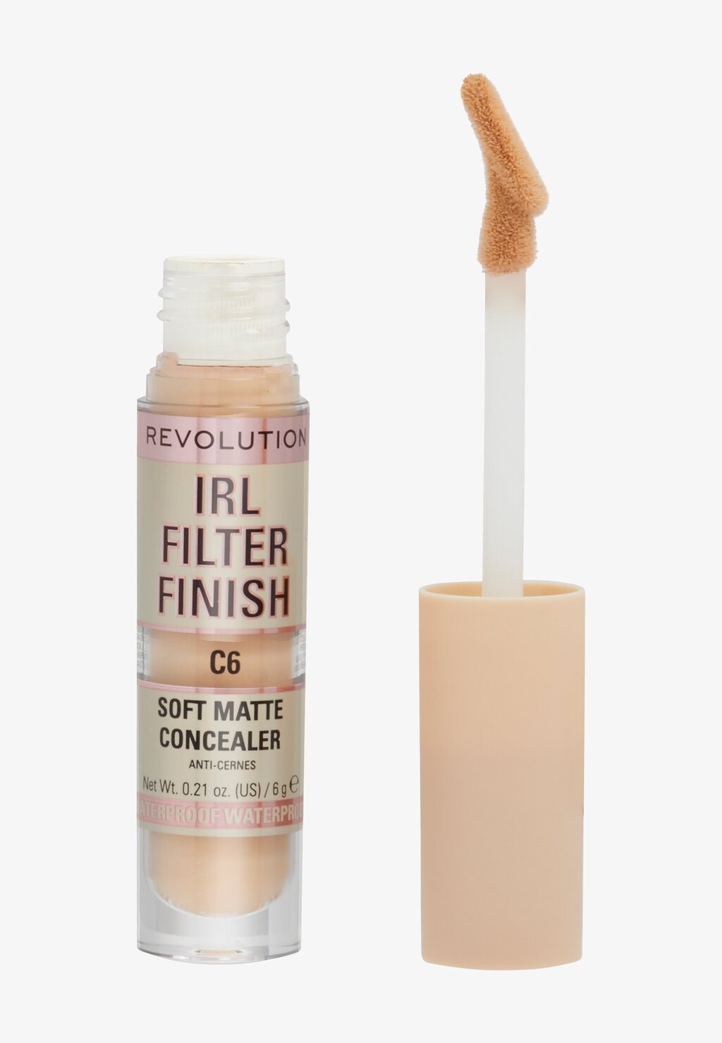 

Консилер Revolution Irl Filter Finish Concealer Makeup Revolution, цвет nude