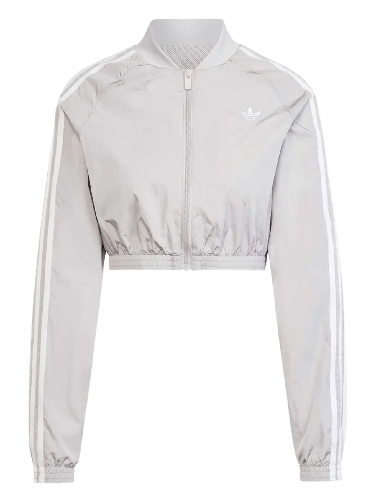 

Куртка с вышитым логотипом Adidas, серый