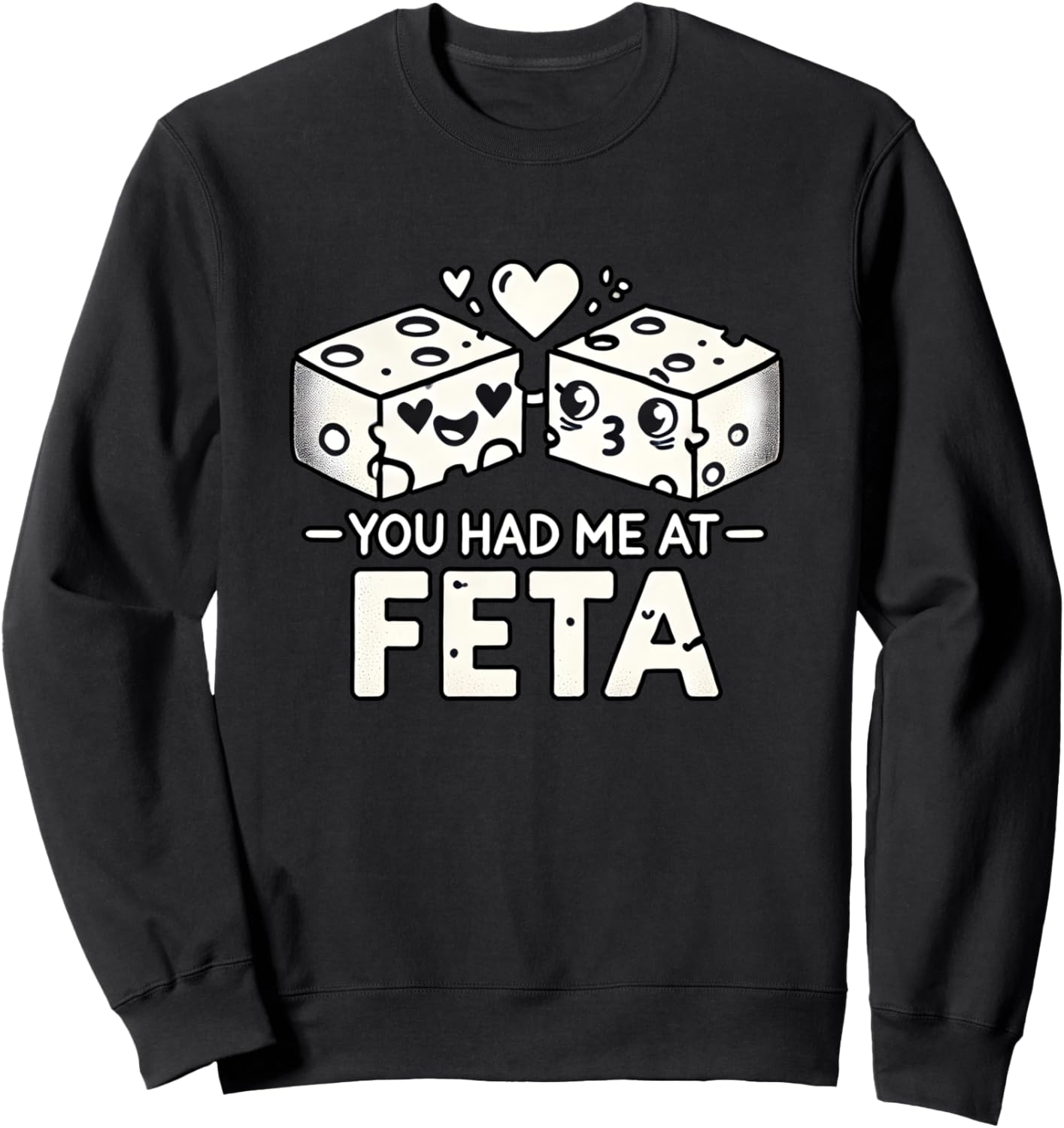 

Толстовка с надписью «Ты покорила меня фетой» с изображением греческого шеф-повара, черная Feta Cheese Greek Gift Ideas For Greek Food Lovers