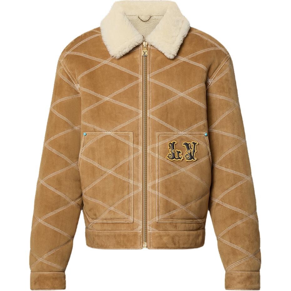 

Куртка мужская бежевая Louis Vuitton, бежевый