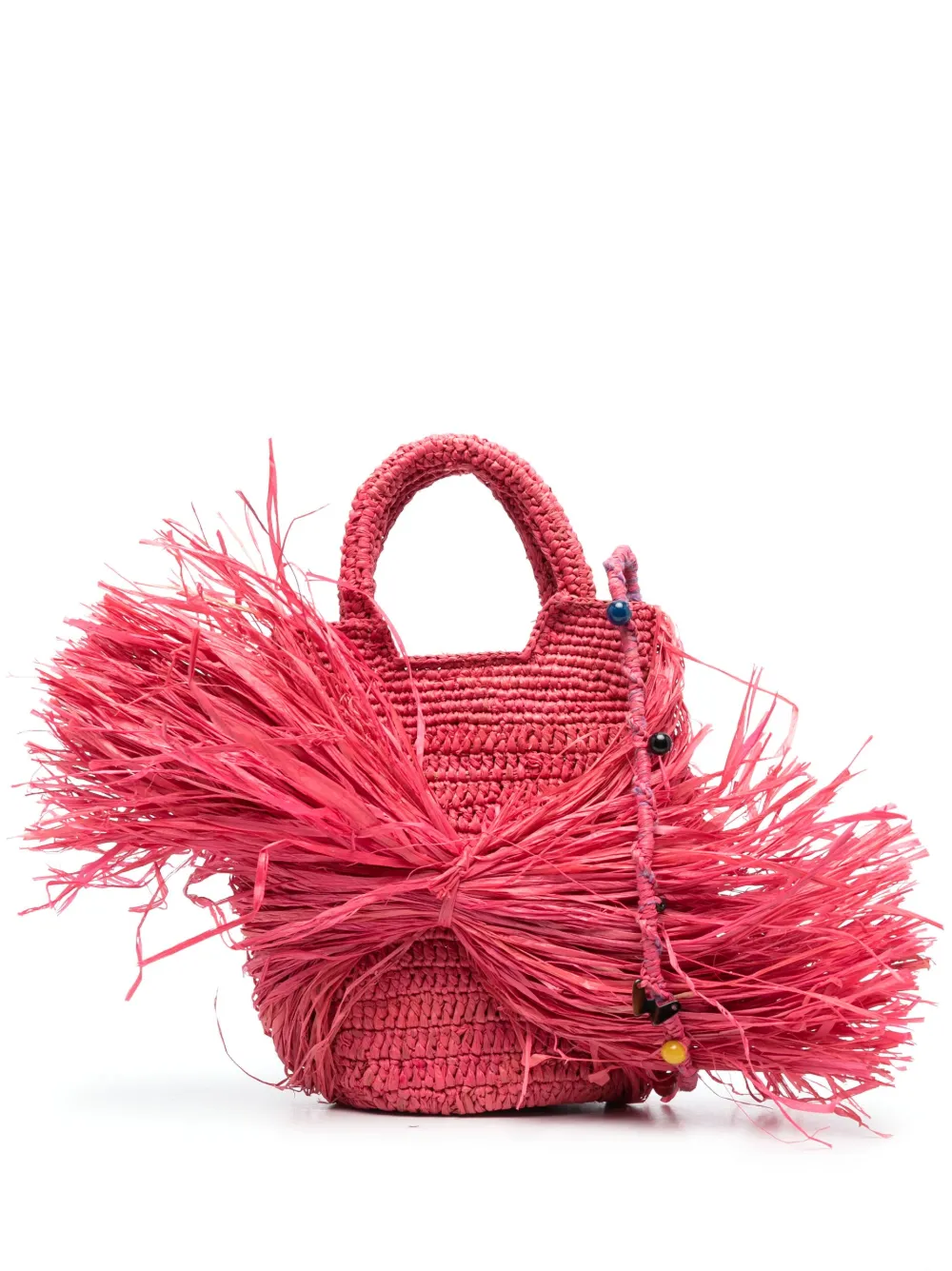 

Соломенная сумка через плечо Kifafa Frange MADE FOR A WOMAN, розовый
