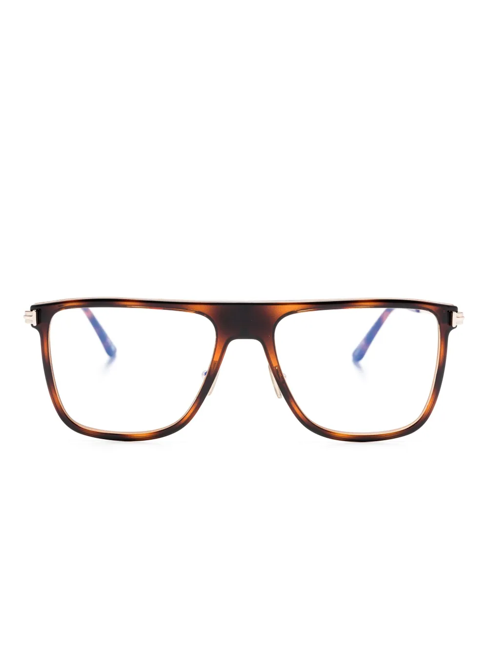 

Очки в квадратной оправе TOM FORD Eyewear, коричневый