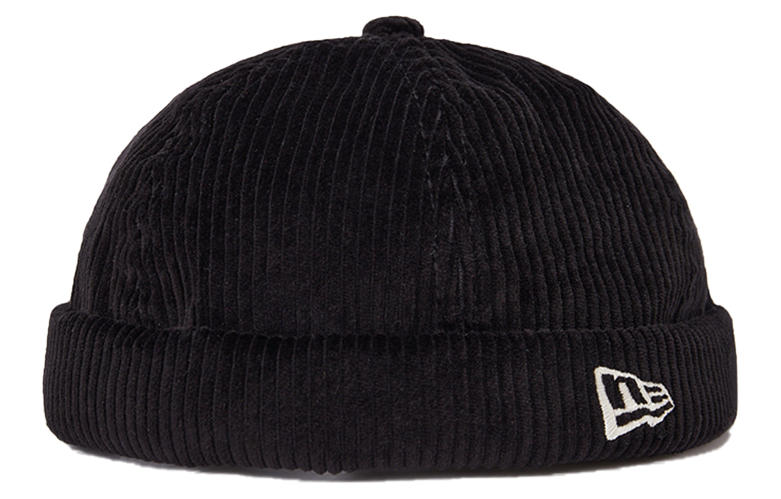

New Era Чёрная унисекс шапка из вельвета, Black