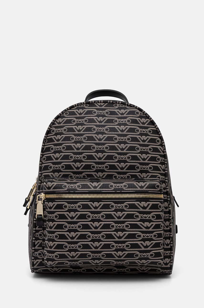 

Рюкзак женский Emporio Armani с узором, черный