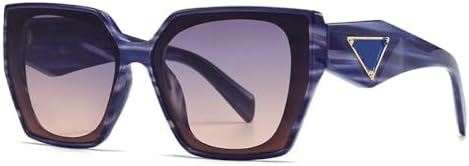 

Квадратные солнцезащитные очки 2026 для женщин, очки «кошачий глаз», классические винтажные солнцезащитные очки с защитой от УФ-излучения UV400 для активного отдыха MTZJH, Purple