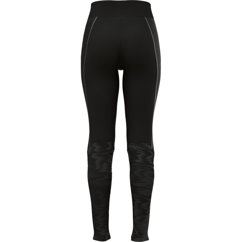 

Леггинсы нулевой вес теплые светоотражающие Odlo, черный