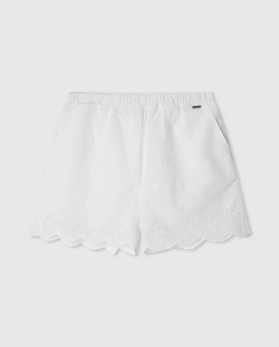 

Шорты для девочек Yvone Pepe Jeans, белый