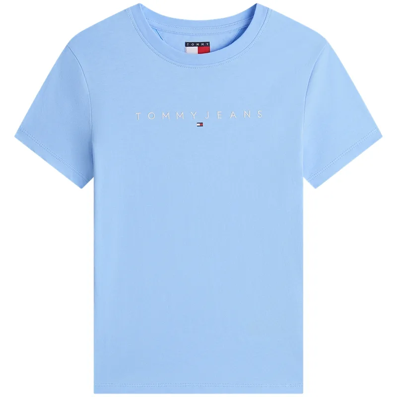 Футболка женская с круглым вырезом Tommy Hilfiger, Sky Blue C1T