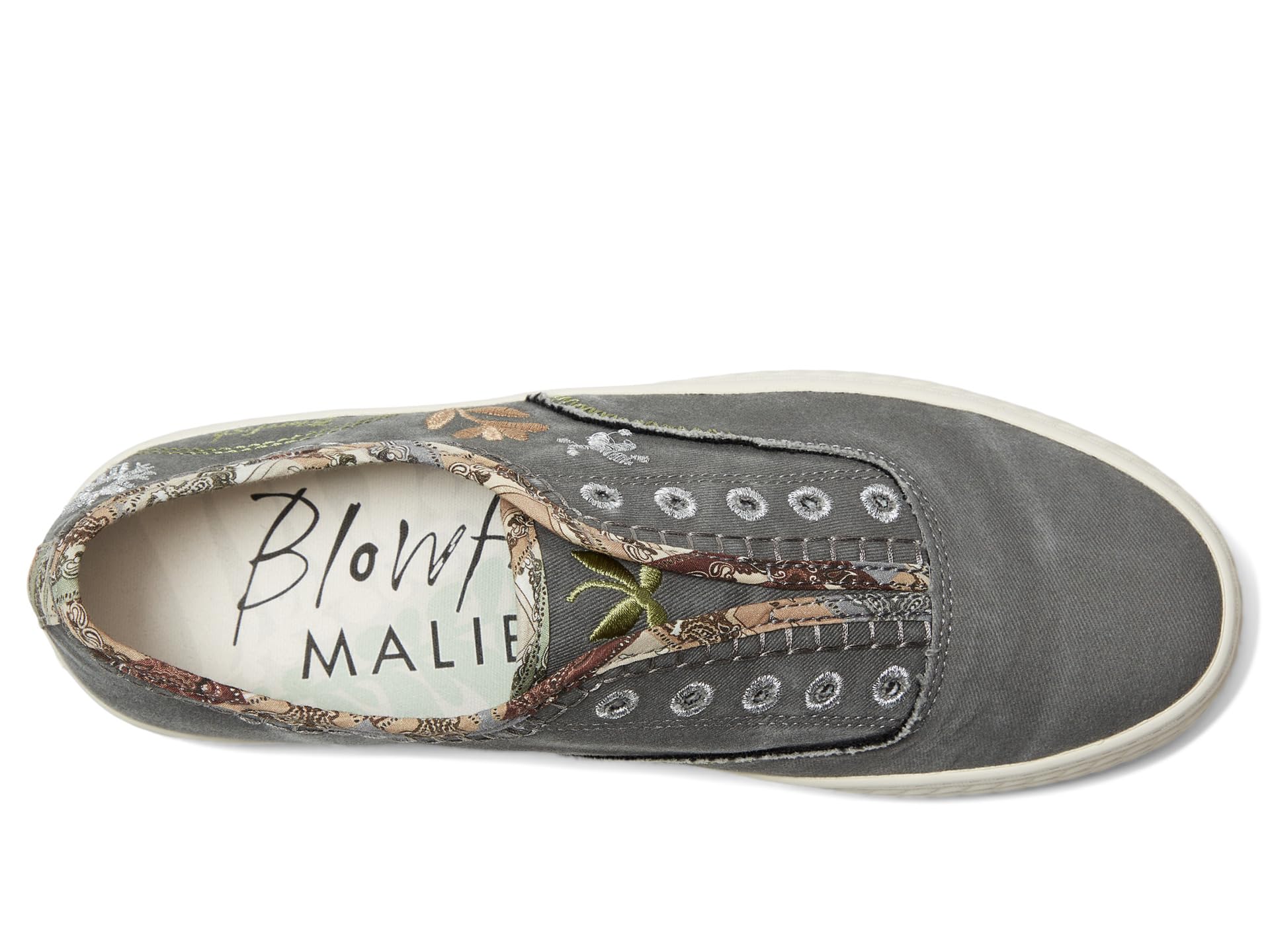 Кроссовки Blowfish Malibu Super Sweet Slip On Shoes, цвет Charcoal Twill Fabric — фото 2