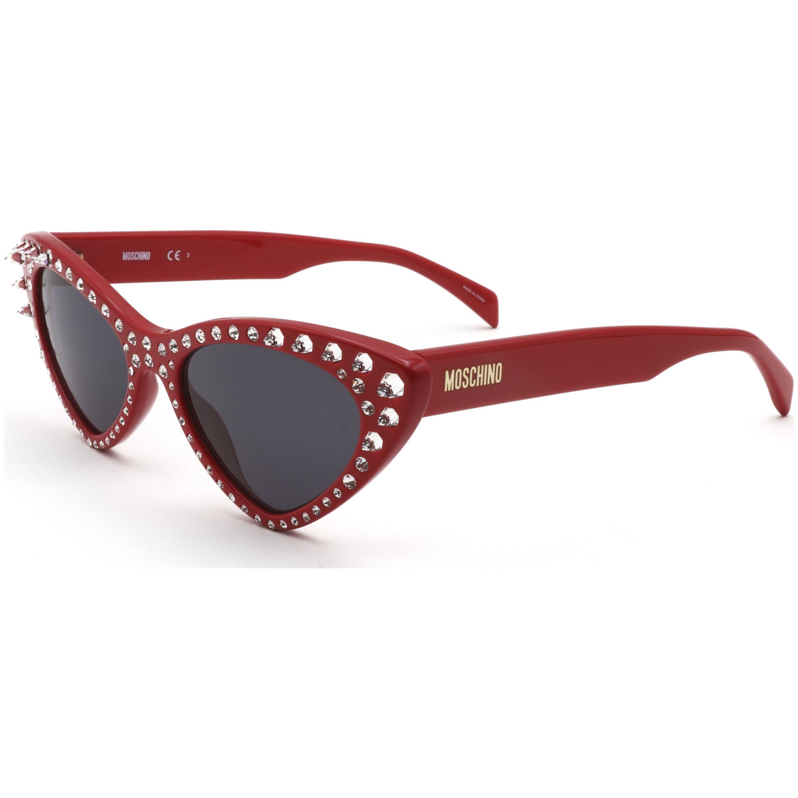 

Moschino Женские Солнцезащитные очки 52 мм Красные