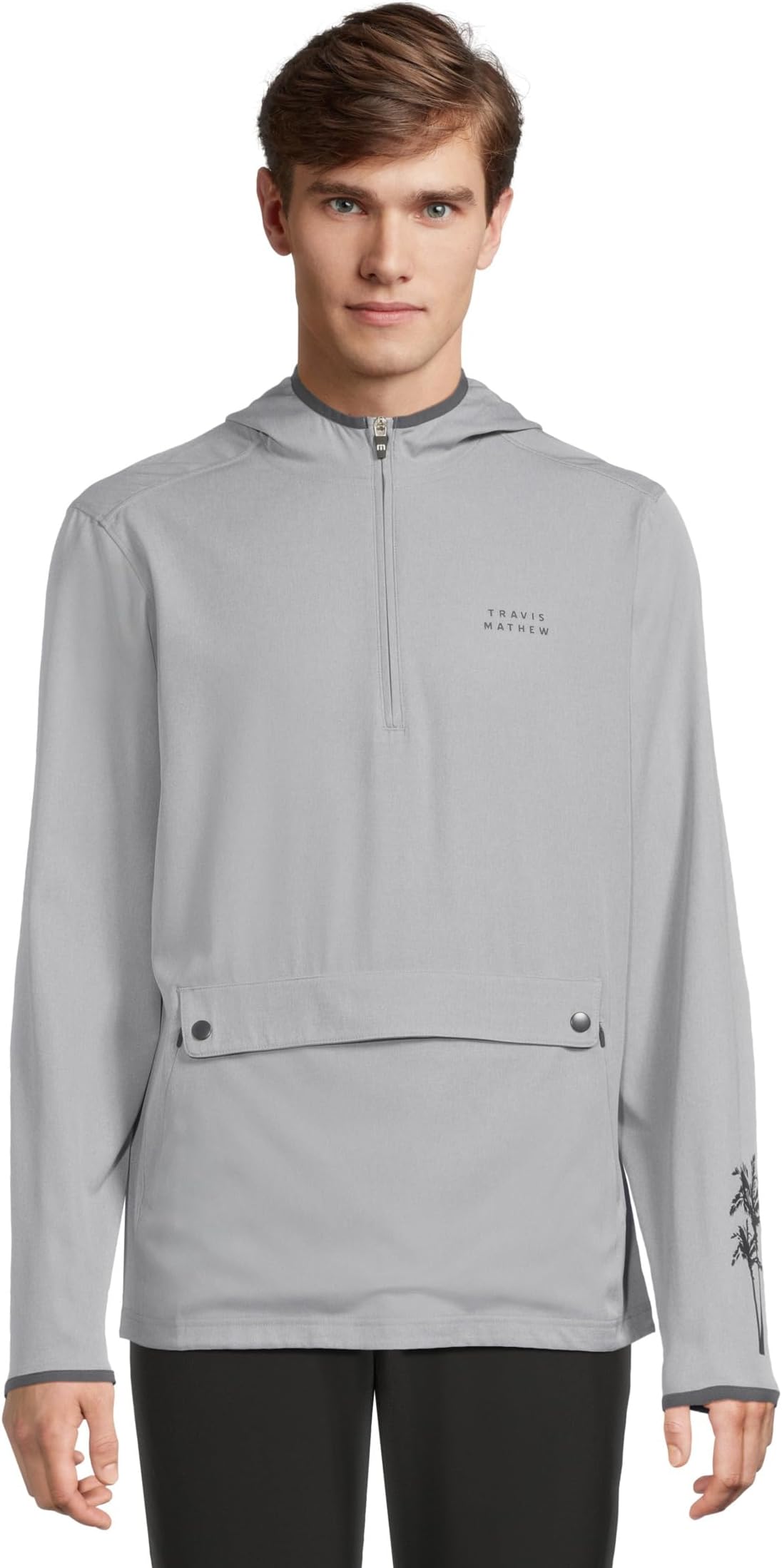 

Толстовка TravisMathew Out Of Pocket, цвет Heather Light Grey