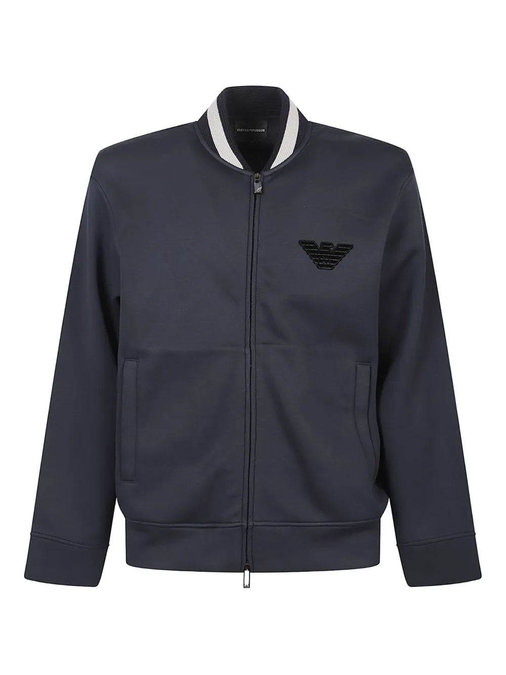 

Бомбер на молнии с эмблемой орла EMPORIO ARMANI, синий