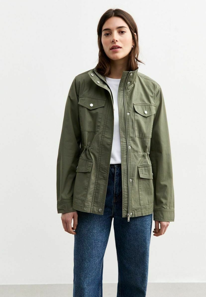 

Легкая куртка FOUR POCKET TWILL SHACKET New Look, хаки