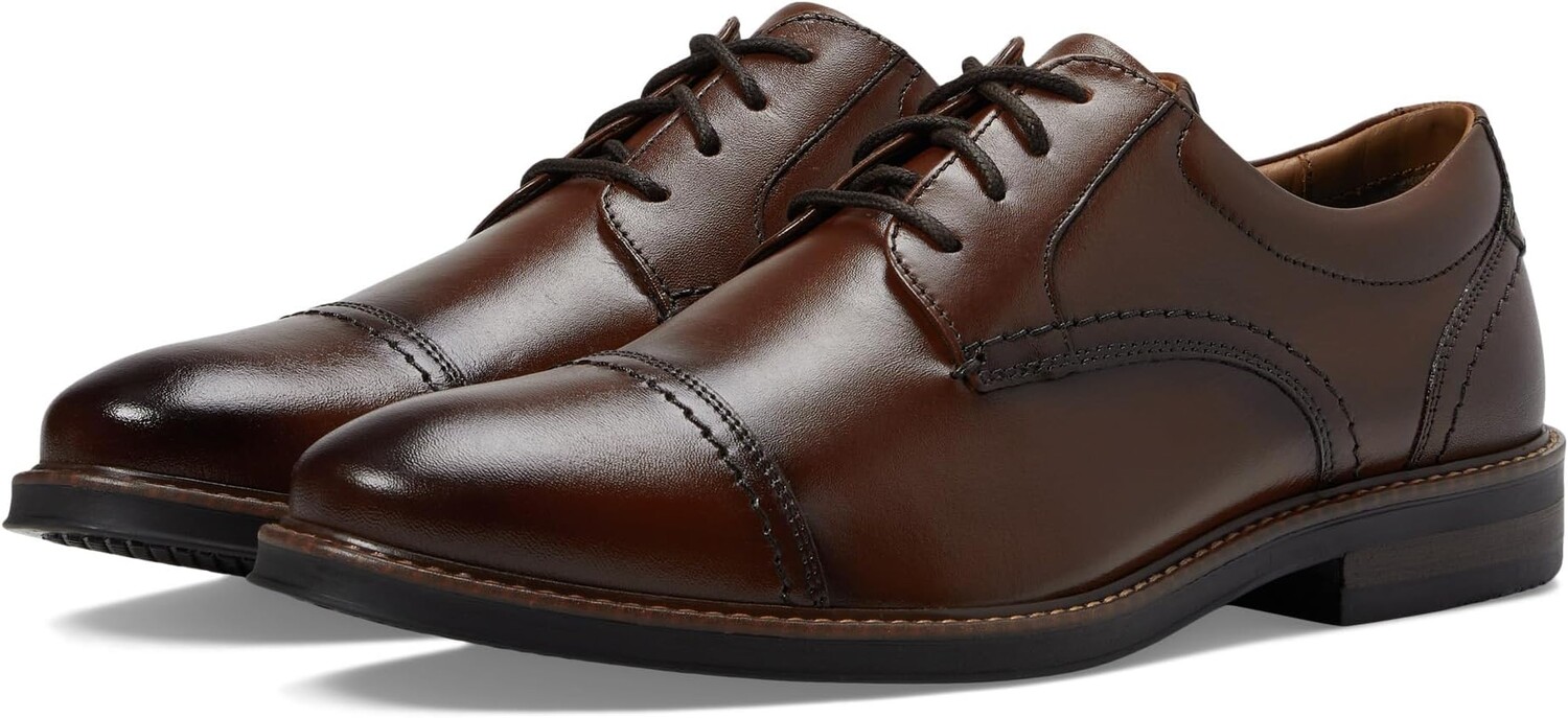 

Оксфорды Calderone Cap Toe Oxford Nunn Bush, цвет Cognac