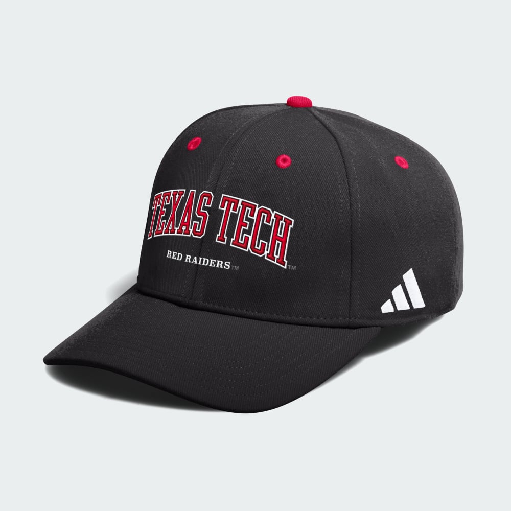 

Бейсболка Adidas Texas Tech Slouch Hat, цвет Black/Multi/Multi/Ncaa-Txt-766