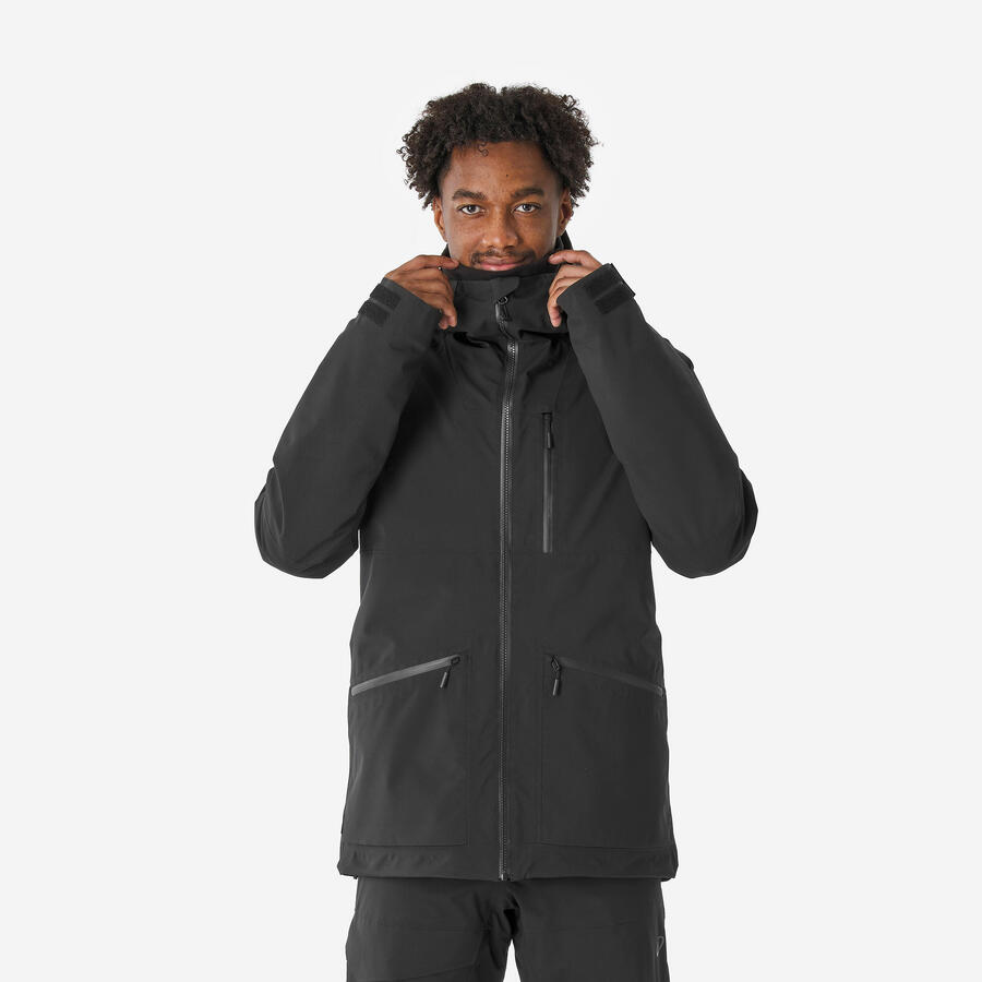 

WEDZE Горнолыжная куртка сноубордическая мужская теплая дышащая - 500 AM черная