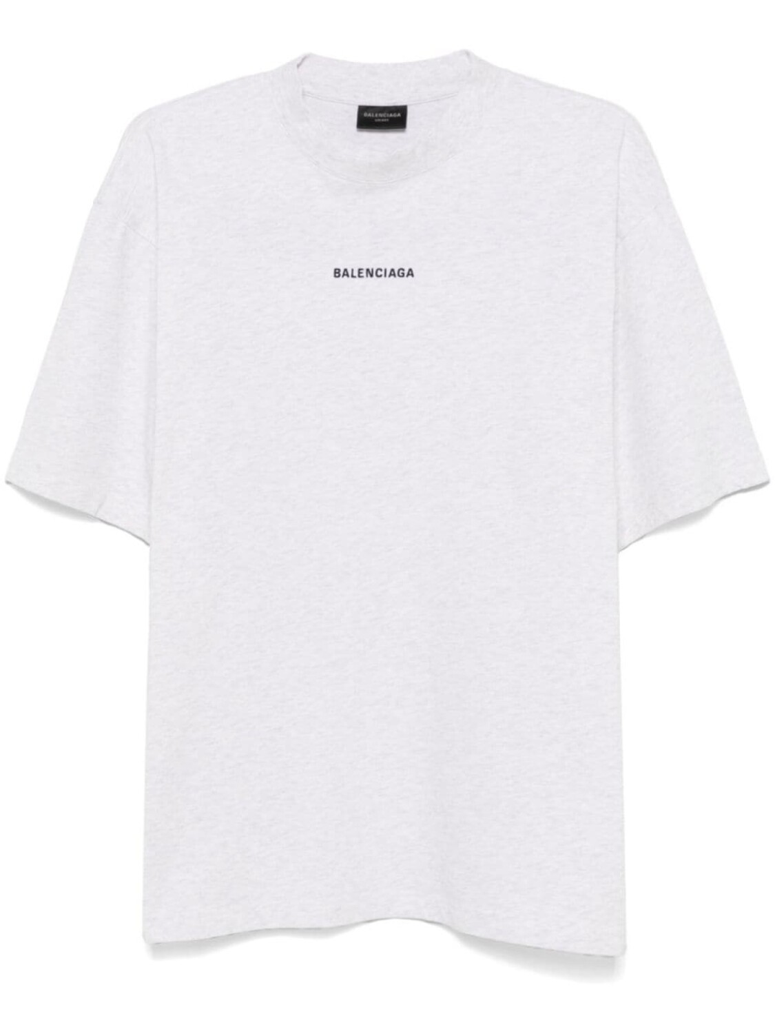 

Balenciaga футболка с вышитым логотипом, серый