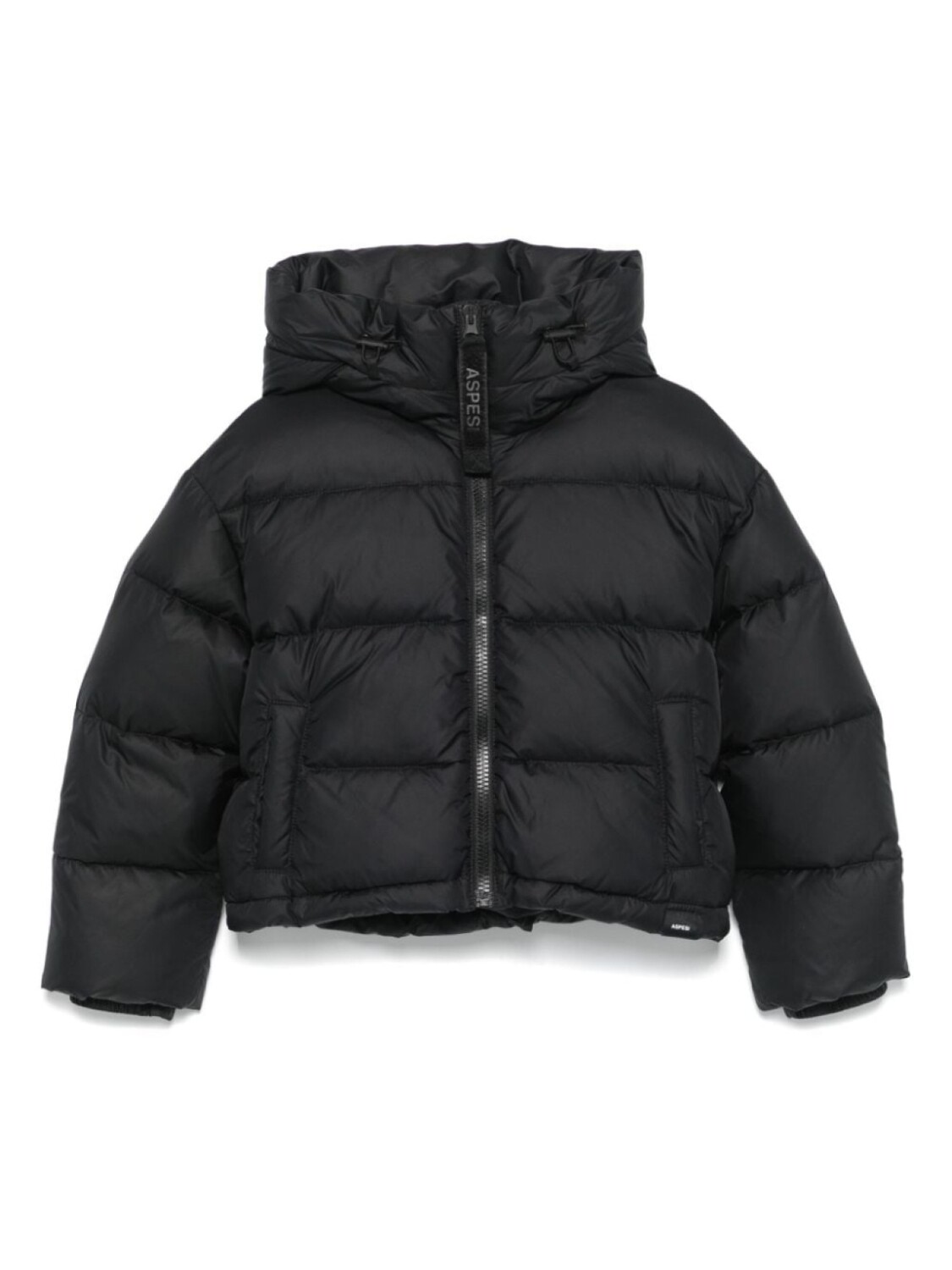 

Aspesi Kids пуховик с капюшоном, черный
