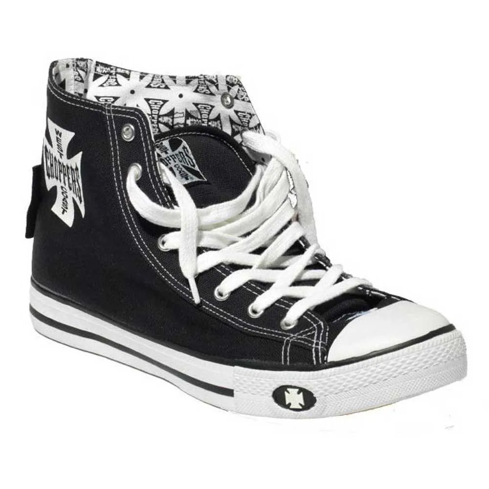 

Кроссовки West Coast Choppers Warrior motorcycle shoes, черный