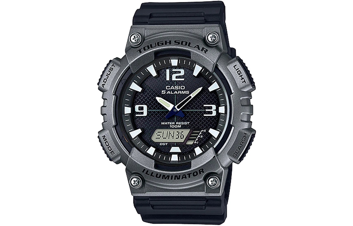 

CASIO Часы Men YOUTH Black Watch AQ-S810W-1A4V, Black Dial