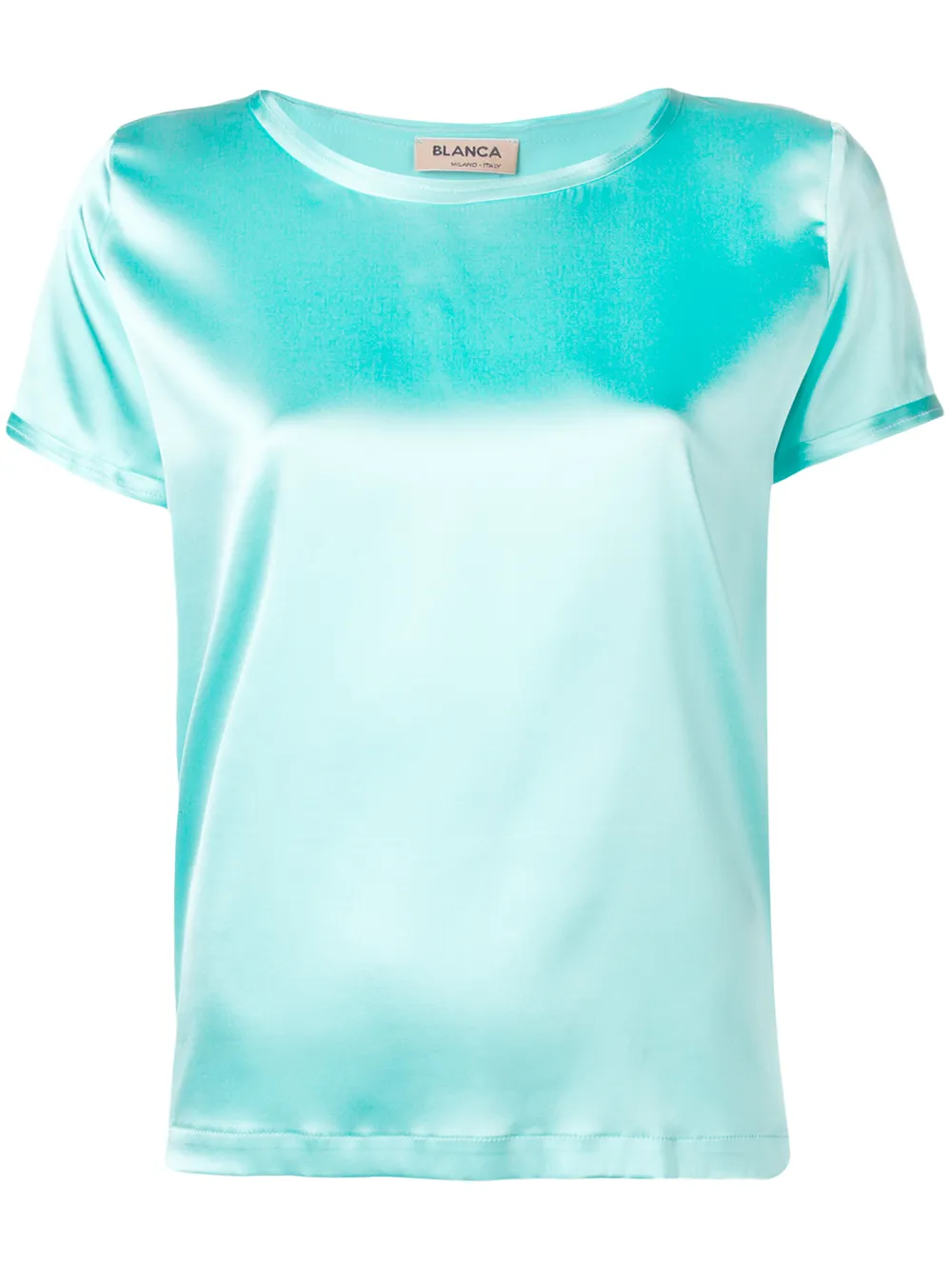 

Атласный топ Blanca Vita, синий