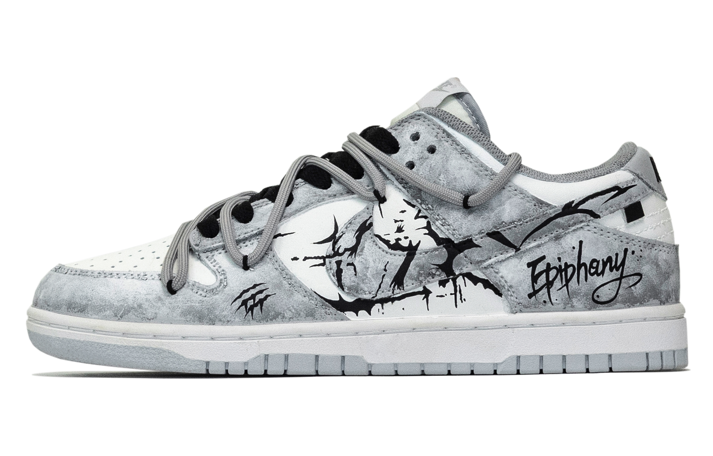 

Кроссовки для скейтбординга Dunk Mad Innovation, Ink Stained Onslaught, износостойкие, серые, мужские Nike, Ink Trace Raid