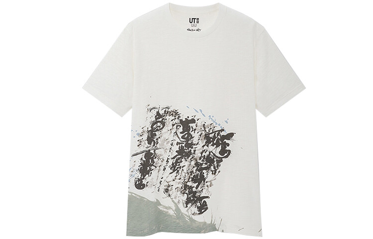 

Футболка унисекс молочно-белая Uniqlo, слоновая кость