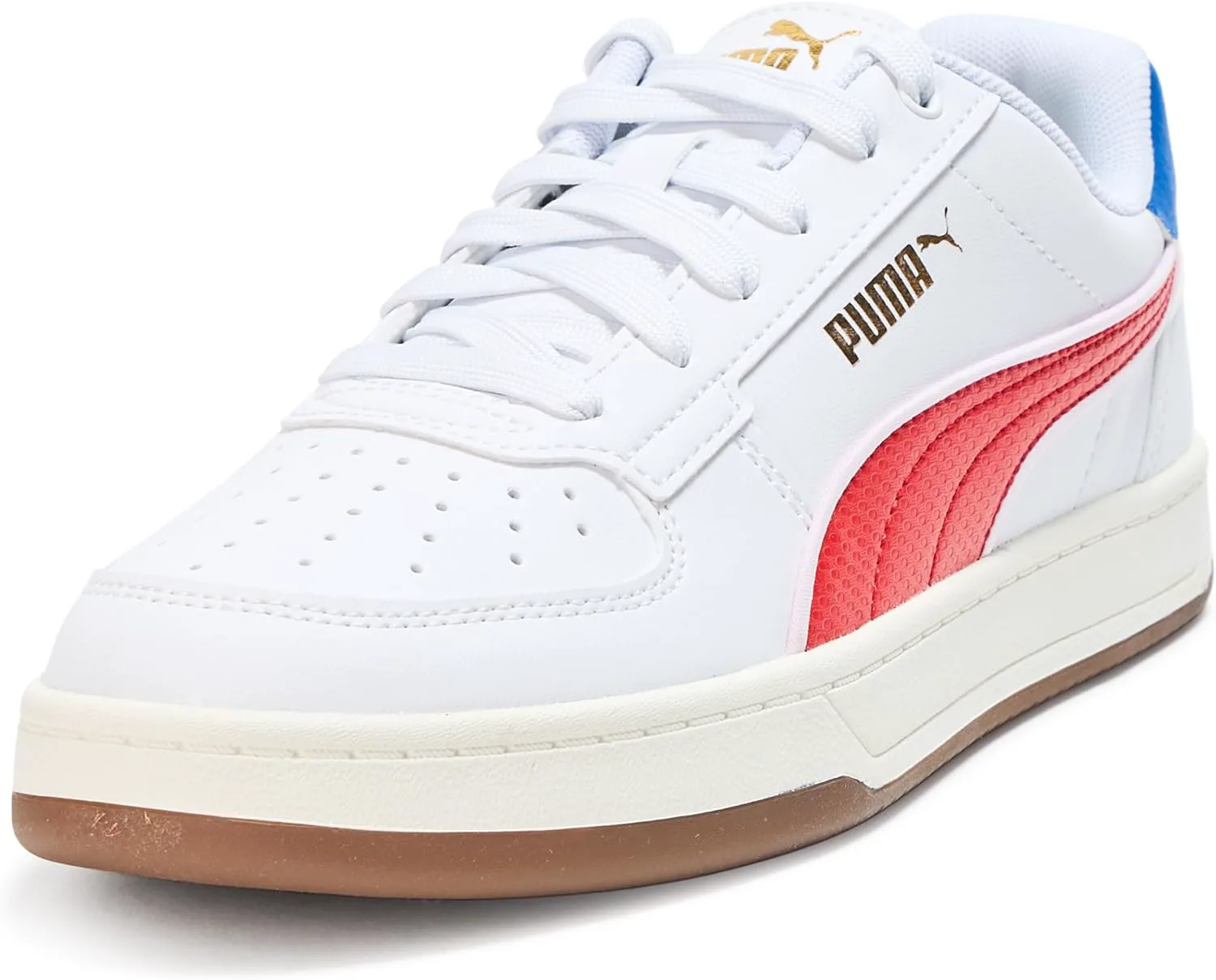 Кроссовки Puma для детей и подростков Caven, белый/красный — фото 2
