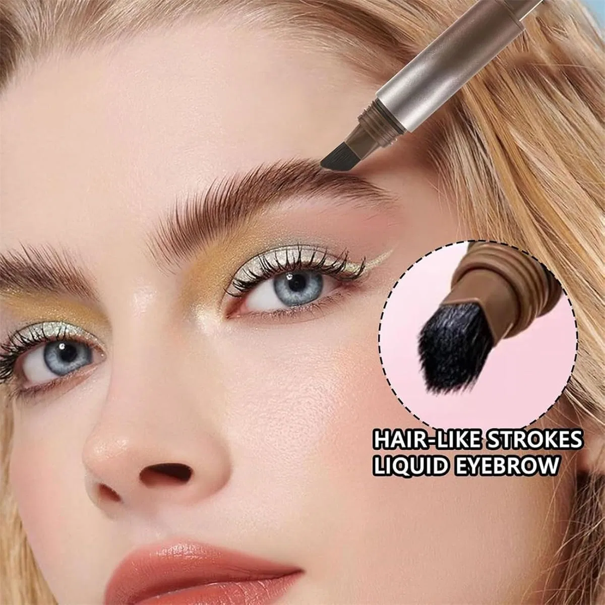 Жидкий карандаш для бровей Revorie Brow-Fection (04#Chocolate) Rietoiu, 04#Chocolate — фото 2